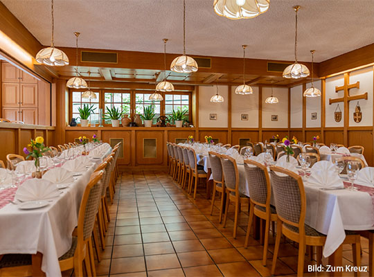 Das Musicaldinner im Saal "Zum Kreuz"
