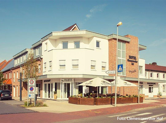 Außenansicht Hotel Clemenswerther Hof